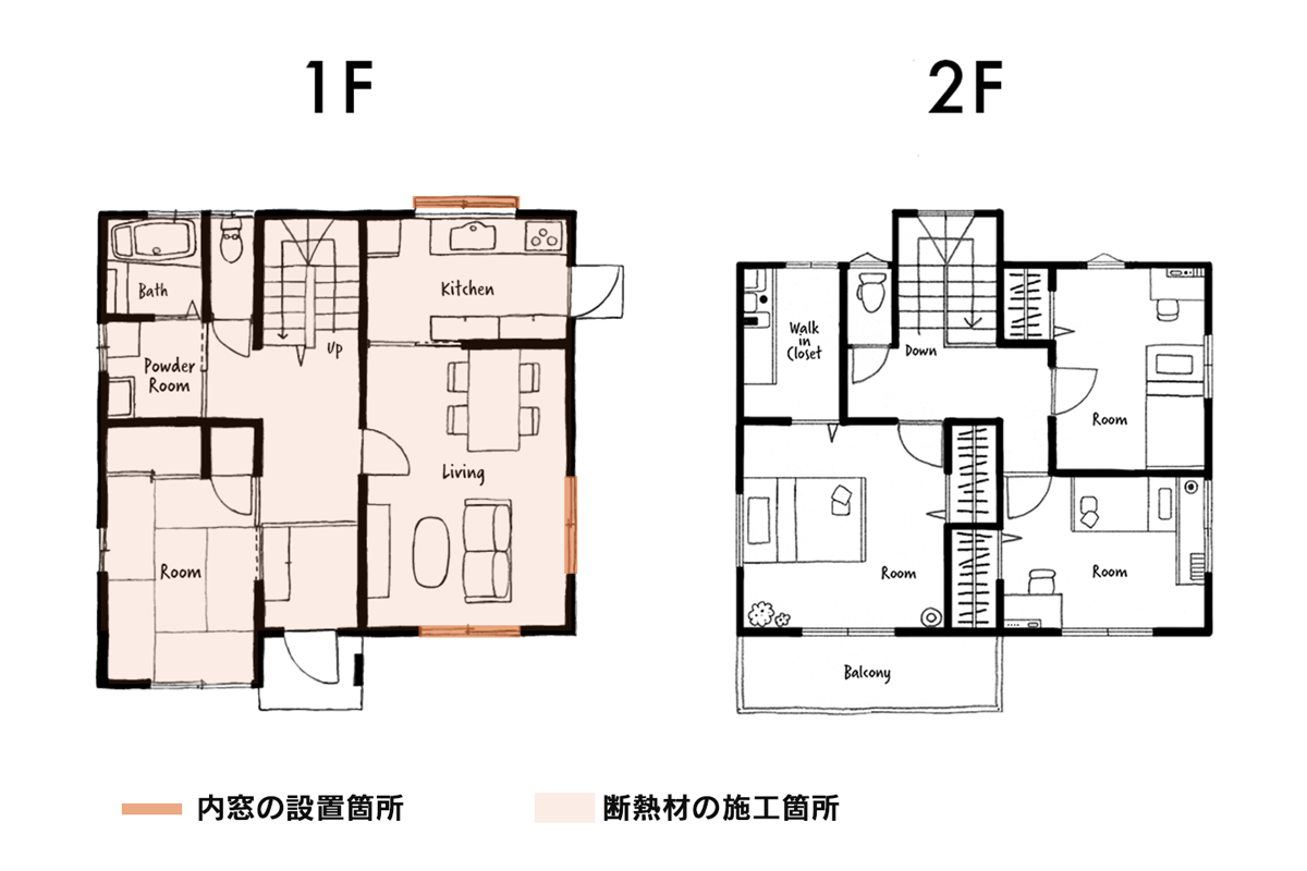 スポット的に施工する断熱